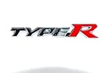 タイプR TYPER typer エンブレム デカール 両面貼り付けタイプ ステッカー 金属性 極厚仕様