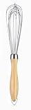 Cuisipro Bamboo Handle 10 Egg Whisk, Natural
