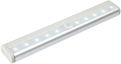 Sensor Light，DIY Stick-on Portable 10-LED Wireless Motion activated light* Stairs Light * Step Light Bar (white light)
