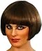 Doll Wig (cut-in back, with fringe) - Brown