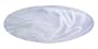 Juno Lighting 243-WH 6-Inch Decorative Swirled Etched Opal Glass, White