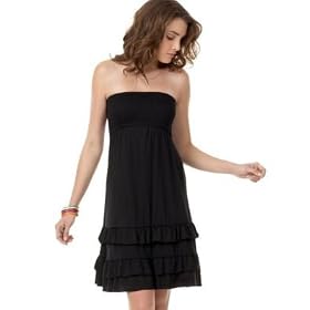 American Rag Knit Smocked & Ruffled Tube Dress
