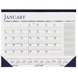 31uwbdNXw2L. SL160  House of Doolittle Two Color Monthly Desk Pad Calendar with Large Notes Section, 2010 Edition, 22 x 17 Inch, Blue