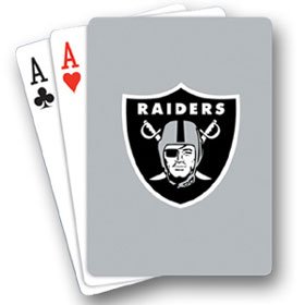 Oakland Raiders NFL Playing Cards