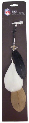 New Orleans Saints Team Color Feather Hair Clip
