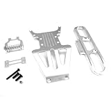 Front Skid Plate Bumper, Silver: LST 2 by RD Logics