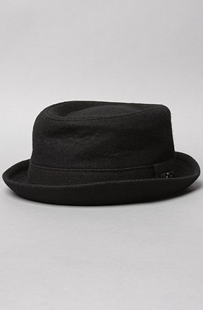Nixon The Post Porkpie Fedora in Black,Hats for Women