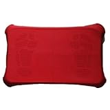 Wii Fit Skidproof Silicon Skin Cover with Foot Print - Red (2 Pack)