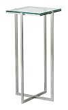 Adesso Glacier Tall Pedestal, Steel