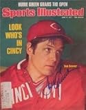 Tom Seaver autographed Sports Illustrated Magazine (Cincinatti Reds)
