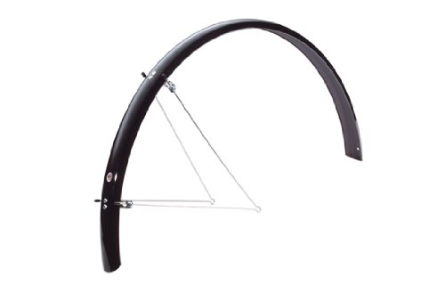 SKS Alley Cat Full Coverage Bicycle Fender Set - B53 for 700 x 38-47 (Matte Black)