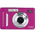 Vivitar Vivicam 5024 5.1MP Digital Camera, 8x Digital Zoom, 2.4" Screen, SD Card - Pink
