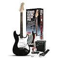 Rockburn ST Style Electric Guitar Pack - Black