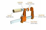 Bar & Pipe Clamps: Jorgensen 3708-LD 8 Mini Light-Duty Steel Bar Clamp