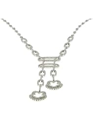 14K White Gold 2.51cttw Round Diamond Necklace