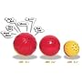 Pet Qwerks ABB1 Animal Babble Ball 3 1/8 in Large