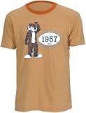 1957 Auburn Tigers NCAA Football National Champions S/S Ringer T-Shirt
