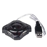 4-Port USB Mini Hub (Black)