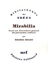Mirabilia : Essai sur l'inventaire g�n�ral du patrimoine culturel