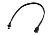 Phobya Verl�ngerung 3Pin Molex extra lang 30cm - Schwarz