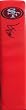 LaMichael James Autographed San Francisco 49ers Logo Football End Zone Pylon, Super Bowl XLVII, Proof Photo