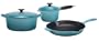 Le Creuset Essential Enameled Cast-Iron 5-Piece Cookware Set, Caribbean