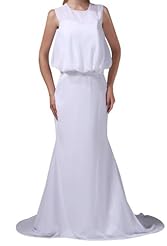 Scoop Neck Beaded Crystal Corset   Waistline Chiffon/Satin Evening Dress 