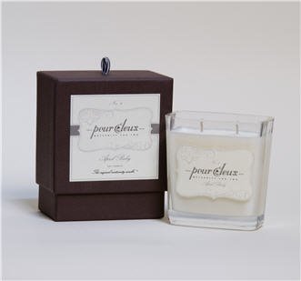 No. 4 - APRIL BABY, baby birth month candle. Perfect expectant mother gift, new mommy gift or baby shower gift!