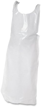 Baumgartens 64620 - DISPOSABLE APRON, POLYPROPYLENE, WHITE, 100/PACK