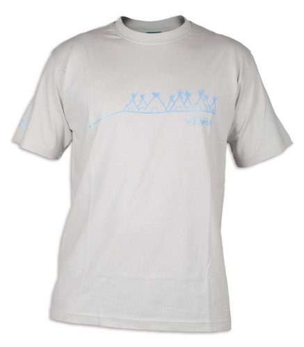 Tatonka Herren T-Shirt Wichothi, silver grey, XL, C178_734