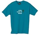 "spring broken at Nassau" -- 100% Cotton Tee with funny 'Trippinstuff' Design in over 30 color choices