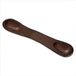 Chocolate Brown Genuine Leather Book Weight