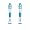 Braun Oral-B SR18-2 Sonic Replacement Rechargeable Toothbrush Heads 2 Pack