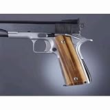 Hogue Goncalo Monogrips, Improved Panels With Palm Swells, Style Rosewood, For Colt Gov't