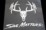 Size Matters Whitetail Deer Decal (Large Size)