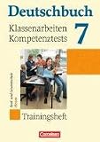 Produkt-Bild: Deutschbuch - Trainingshefte - zu allen Grundausgaben: 7. Schuljahr - Klassenarbeiten, Kompetenztests - Hessen: Trainingsheft mit eingelegten L&ouml;sungen: Trainingsheft mit L&ouml;sungen