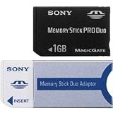 Sony 1GB Memory Stick PRO DuoTM Memory Card (Model# MSX-M1GST)