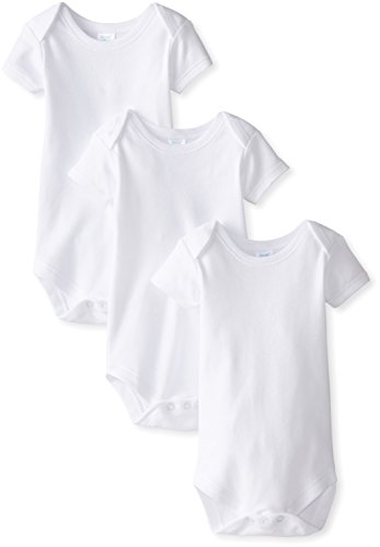 SpasilkBaby Cotton Short Sleeve Lap Shoulder Bodysuit