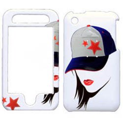 Fits Apple iPhone 3G Cell Phone Snap on Protector Faceplate Cover Housing Case - Lost Angel