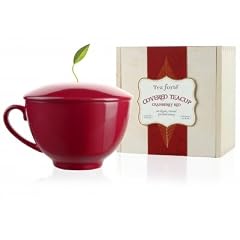 Cranberry Red Coveres Teacup - 1 St�ck