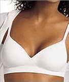  : Playtex Women's Thank Goodness It Fits Seamless Stretch Foam Soft Cup Bra, White, 34C