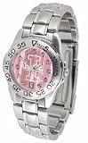 Idaho Vandals Ladies Sport Watch with Steel Band and Mother of Pearl Dial