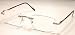 Rimless Optical Quality Reading Glasses