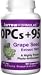 OPCs + 95 ( 50 Caps 100 mg ) ( from Grape Seed Extract 100:1 ) (Power Full Anti Oxidant , eye diseases ) - Jarrow Formulas