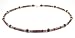 Grounded and Protected from Negativity : Men's Beaded Necklaces in Semi Precious Gemstones with Sterling Silver Bead Accents
