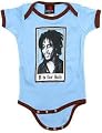 BOB MARLEY - B Is For Bob Creeper - Blue / Chocolate Onesie / Baby T-shirt