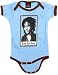 BOB MARLEY - B Is For Bob Creeper - Blue / Chocolate Onesie / Baby T-shirt