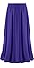 Ashir Aley Woman's Boho Pleated Long Chiffon Maxi Skirt