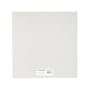 Grafix Medium Weight 6-Inch-by-6-Inch Chipboard-Sheets, White 25-Pack