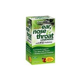Nature's Plus - Adult's Ear, Nose & Throat Lozenges 60